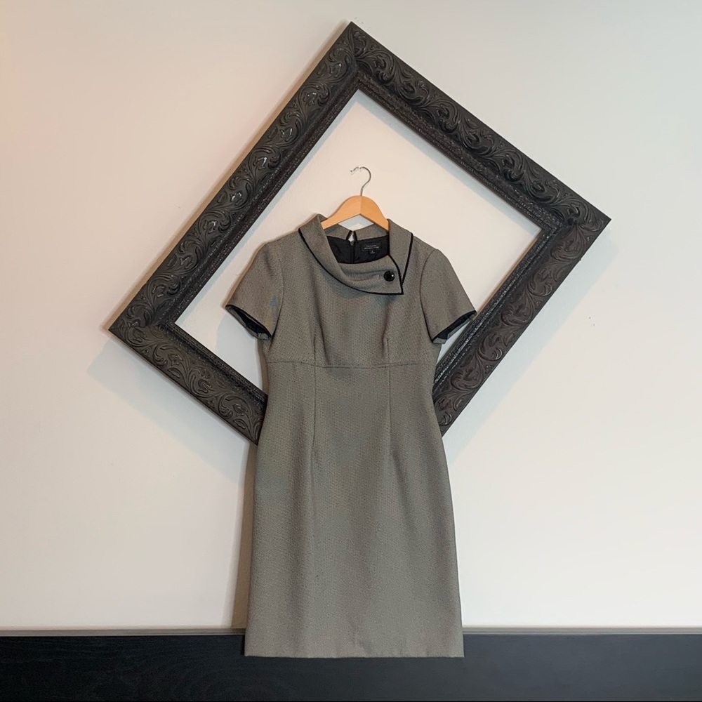 Tahari ASL Portrait-Collar Sheath Dress, 6